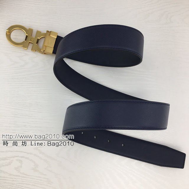 菲拉格慕男士皮帶 Ferragamo雙面牛皮休閒腰帶  jjp1020